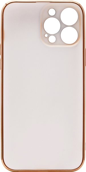 Telefon tok iWill Luxury Electroplating Phone Case az iPhone 13 Pro Max készülékhez White ...