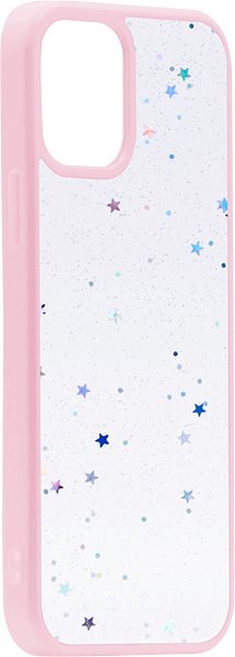 Handyhülle iWill Clear Glitter Star Phone Case für iPhone 13 Pink ...