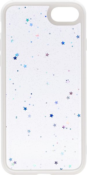 Telefon tok iWill Clear Glitter Star Phone Case az iPhone 7 készülékhez White ...