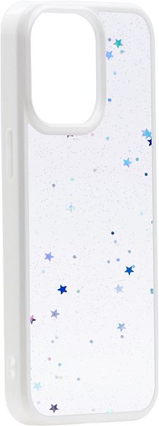 Telefon tok iWill Clear Glitter Star Phone Case az iPhone 13 Pro készülékhez White ...