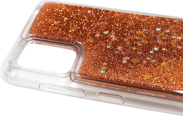Handyhülle iWill Glitter Liquid Star Case für Samsung Galaxy A31 Roségold ...