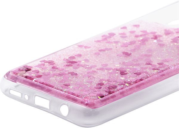 Kryt na mobil iWill Glitter Liquid Heart Case pre Samsung Galaxy M31s ...