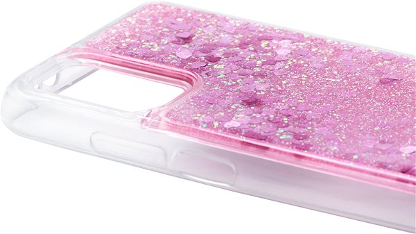 Handyhülle iWill Glitter Liquid Heart Case für Xiaomi POCO M3 - pink ...
