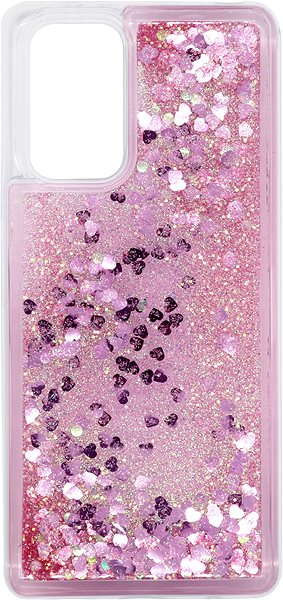 Handyhülle iWill Glitter Liquid Heart Case für Xiaomi Redmi Note 10 Pink ...