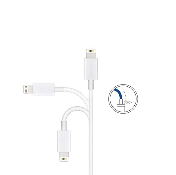 Adatkábel iWill MFi Lightning Sync and Charge USB Cable 1.2m White Jellemzők/technológia
