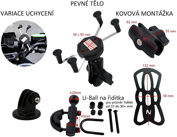 Phone Holder M-Style BX U Handlebar Phone Holder ...