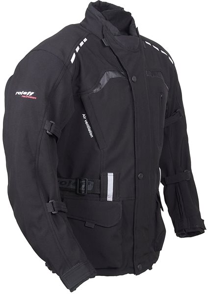 Motorkárska bunda ROLEFF Land Softshell čierna ...