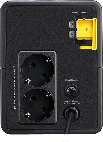Uninterruptible Power Supply APC Easy-UPS BVX 900VA (Schuko) Back page