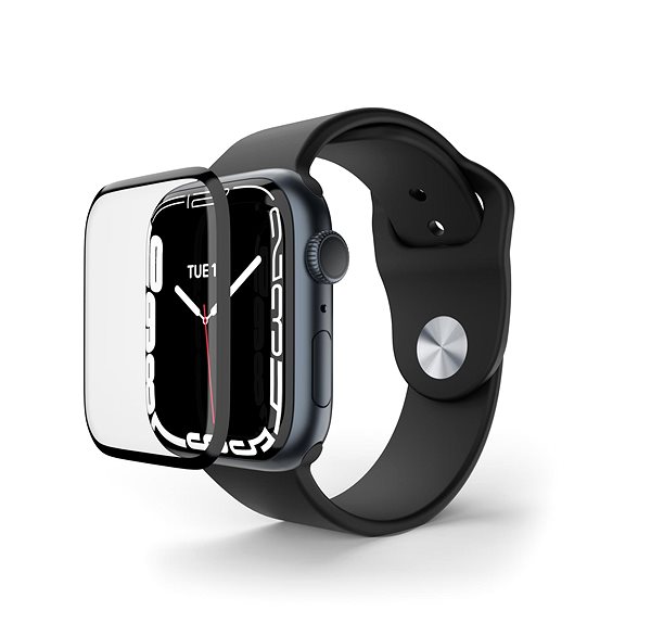 Üvegfólia Next One 3D Screen Protector for Apple Watch 45mm - Clear üvegfólia ...