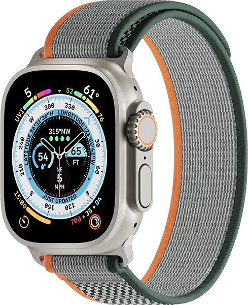 Armband Next One Athletic Loop for Apple Watch 45/49mm - Sage Green ...