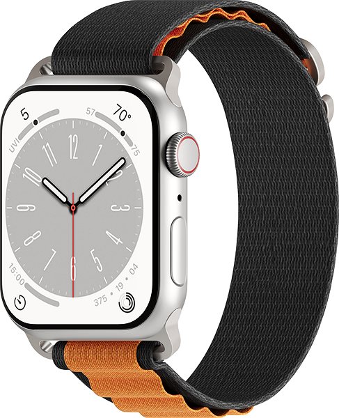 Armband Next One Adventure Loop for Apple Watch 45/49mm - Black/Orange ...