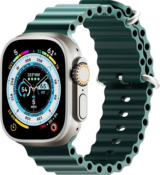 Remienok na hodinky Next One H2O Band for Apple Watch 45/49 mm – Deepsea Green ...
