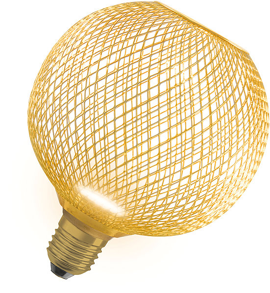 Ceiling light OSRAM LED ceiling light 3.5W E27 GLOBE, warm white .