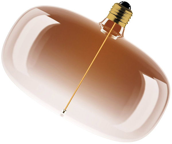 LED bulb OSRAM brown LED bulb E27 4W VINTAGE ELIPSE, warm white .