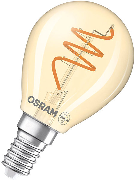 LED bulb OSRAM gold LED bulb E14 4.9W VINTAGE CLASSIC P, warm white .