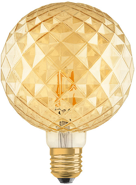 LED bulb OSRAM atypical LED bulb E27 4,5 W Vintage 1906, warm white .