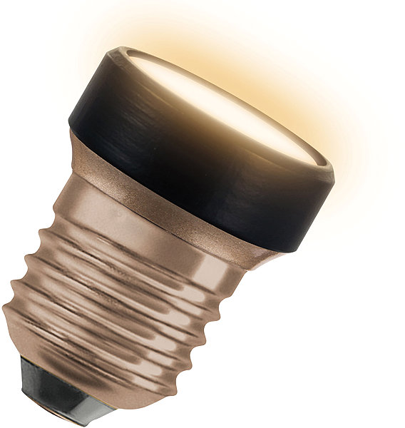 LED bulb OSRAM flat LED bulb dimmable 3.5W E27 STAR, warm white .