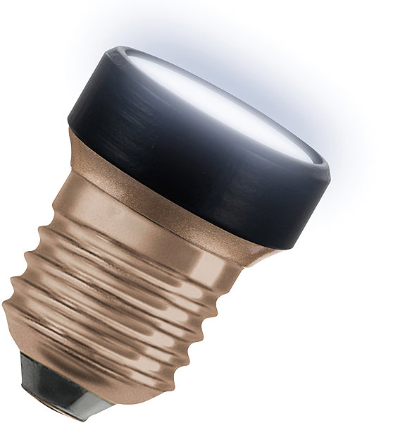 LED bulb OSRAM flat LED bulb dimmable 3.5W E27 STAR, cool white .