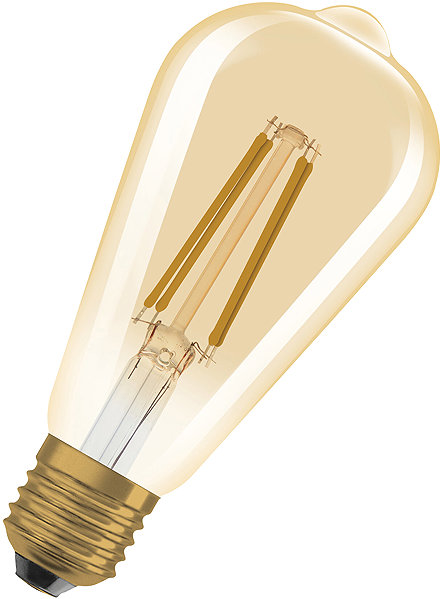 LED bulb OSRAM retro LED gold bulb E27 VINTAGE 7.2 W, warm white .