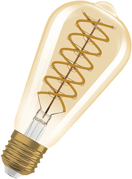 LED bulb OSRAM retro LED gold bulb E27 VINTAGE 8.8 W, warm white .