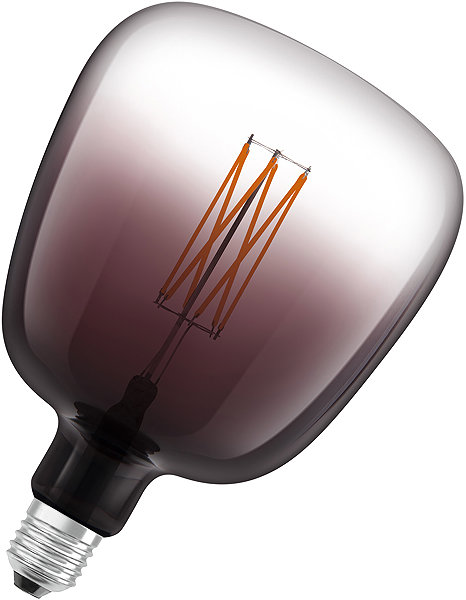LED bulb OSRAM dimmable LED vintage bulb E27 4,5 W GLOBE, warm white .