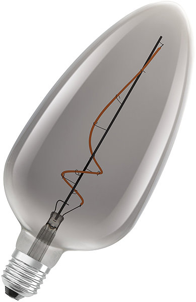 LED bulb OSRAM dimmable LED bulb E27 4 W VINTAGE 1906, warm white .