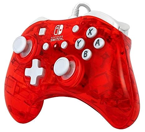 Gamepad PDP Rock Candy Mini Controller - Stormin Cherry - Nintendo Switch Lateral view