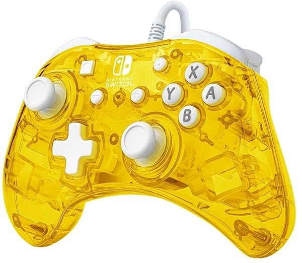 Gamepad PDP Rock Candy Mini Controller - Pineapple Pop - Nintendo Switch Lateral view