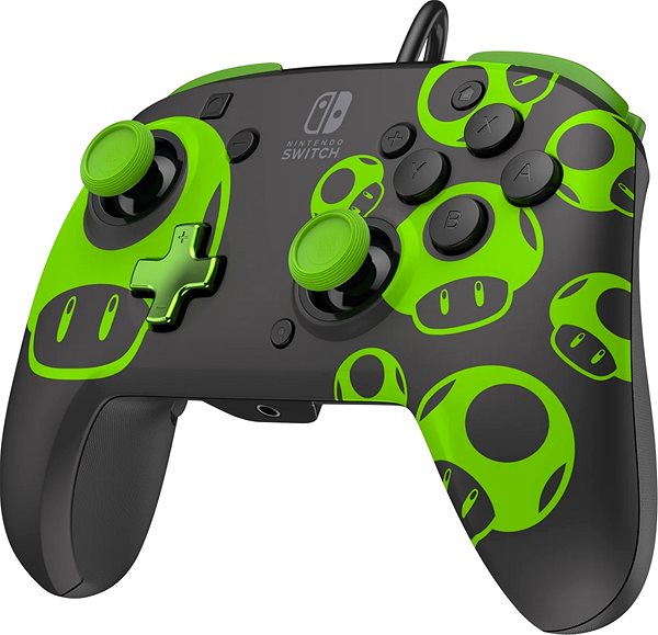 Gamepad PDP REMATCH Wired Controller - 1Up Glow In The Dark - Nintendo Switch ...
