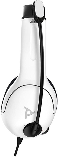 Gaming Headphones PDP LVL40 Wired Headset - White - PS4/PS5 Lateral view