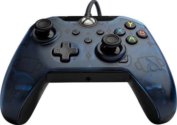Gamepad PDP Wired Controller - Midnight Blue - Xbox Seitlicher Anblick