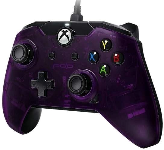 Gamepad PDP Wired Controller - Lila - Xbox Seitlicher Anblick