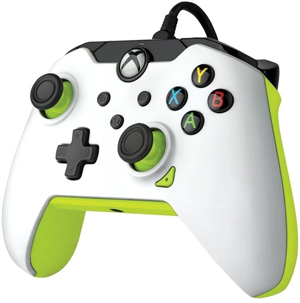 Gamepad PDP Wired Controller – Electric White – Xbox ...