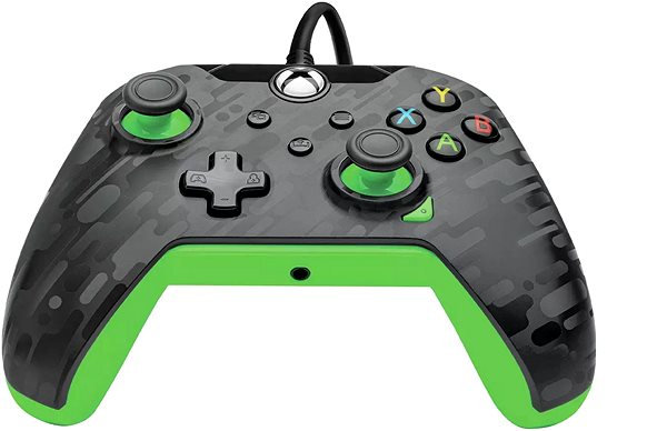 Gamepad PDP Wired Controller - Neon Carbon - Xbox ...
