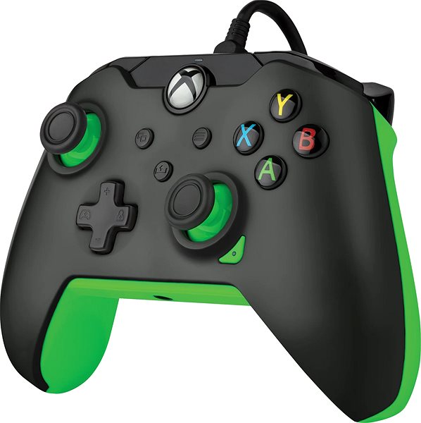 Gamepad PDP Wired Controller – Neon Black – Xbox ...