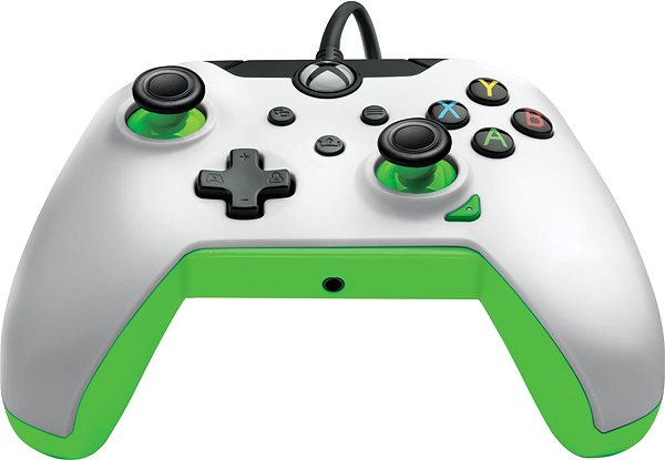 Gamepad PDP Wired Controller – Neon White – Xbox ...