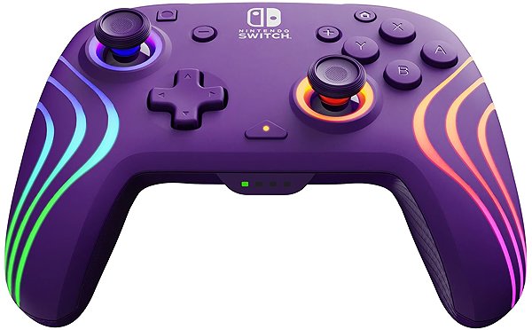 Kontroller PDP Afterglow Wave Vezeték nélküli Nintendo Switch kontroller, lila ...