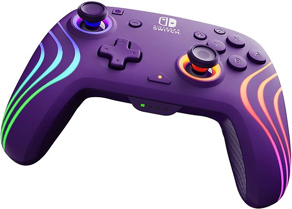 Kontroller PDP Afterglow Wave Vezeték nélküli Nintendo Switch kontroller, lila ...