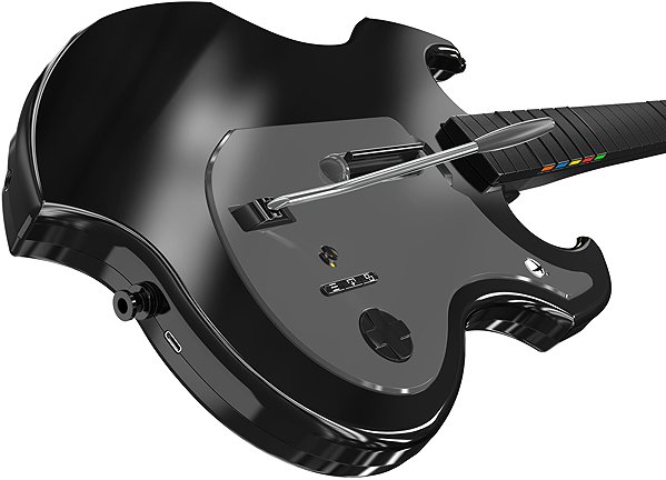 Gamepad PDP Riffmaster Wireless Guitar, wireless guitar controller for Xbox Series X|S, Xbox One, PC, black ...