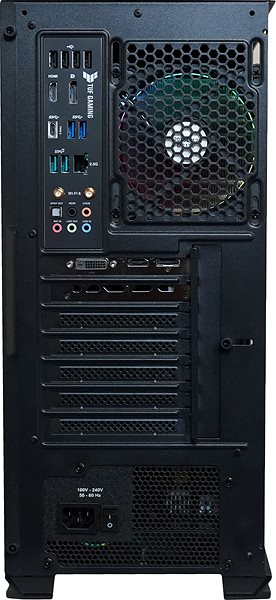 Gaming PC Alza GameBox Core GTX1660 Back page