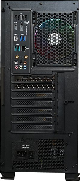 Gaming PC Alza GameBox Core RTX3050 Back page