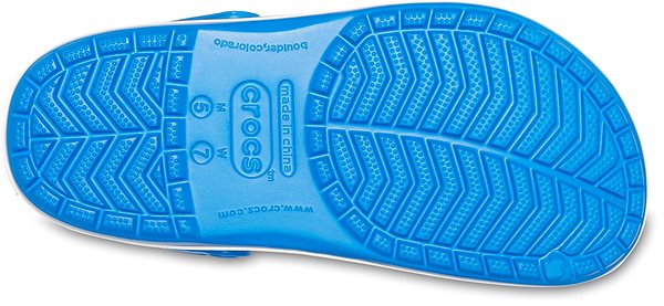 Pantofle CROCS Crocband  modrá Spodní strana