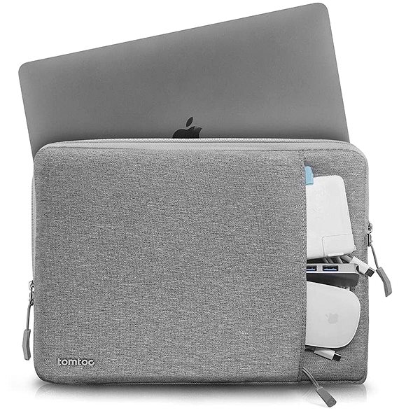 Laptop tok tomtoc Sleeve - MacBook Pro / Air 13“ tok (2016+), szürke Jellemzők/technológia