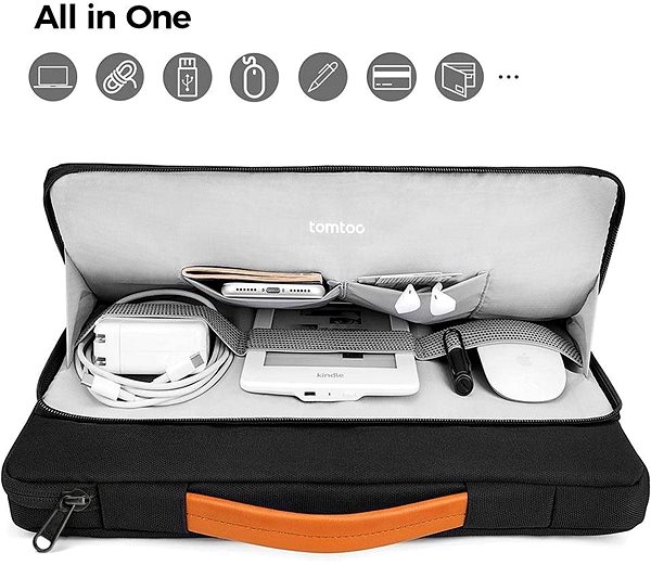 Laptop Case totoc Briefcase - 13“ MacBook Pro / Air (2018+), Black Features/technology