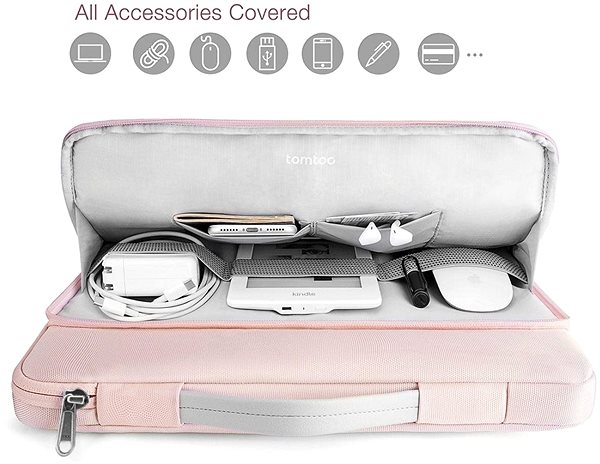 Laptop Case totoc Briefcase - 13“ MacBook Pro/Air (2018+), Pink Features/technology