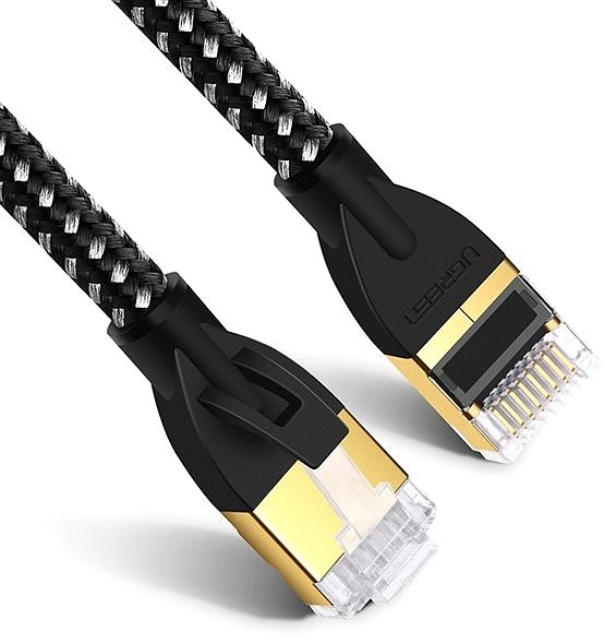 Hálózati kábel UGREEN Cat 6 F/FTP Pure Copper Ethernet Cable 3m (Black) Jellemzők/technológia