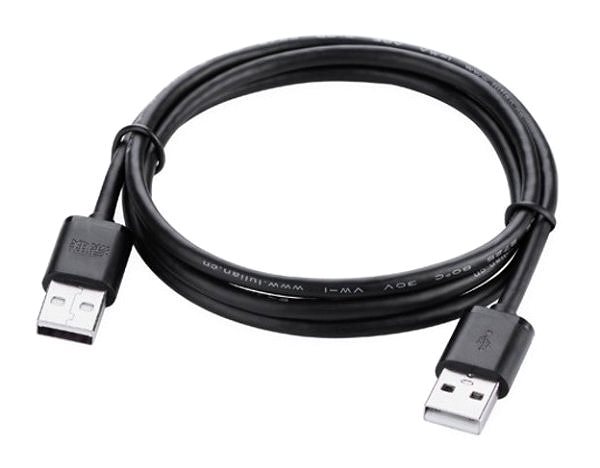 Data Cable Ugreen USB 2.0 (M) to USB 2.0 (M) Cable Black 0.25m Screen