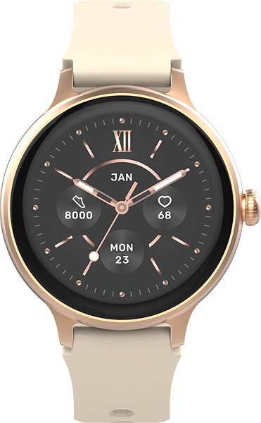 Smart Watch WowME Round Mini rose-gold ...