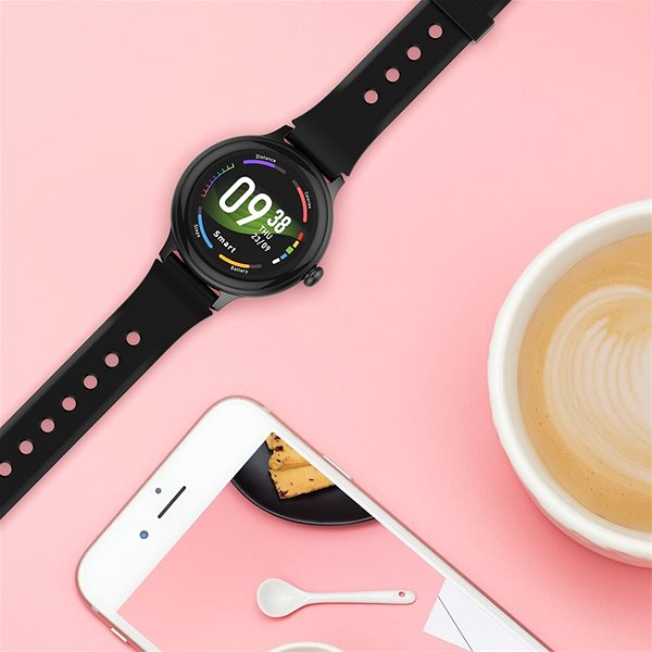 Smart Watch WowME Round Mini black ...