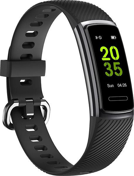 Fitness Tracker Wowme ID152 Black Lateral view